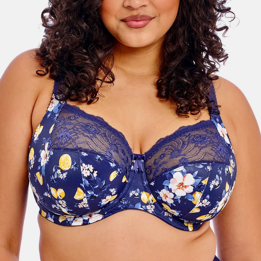 - Elomi 38F Morgan Sicilia Stretch Lace Banded Underwire Bra! NEW!
